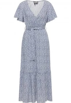 DREIMASTER - Vestido Largo - Graublau Wollweiss, Mujer -Tienda DreiMaster barata 83f32f5c74bd434bb188de54c3387592