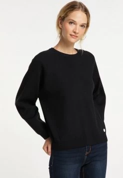 Mujer DREIMASTER BRIDGEPORT - Jersey De Punto - Schwarz