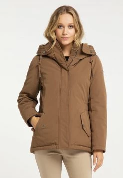 DreiMaster Mujer Abrigo De Invierno - Dunkelbeige