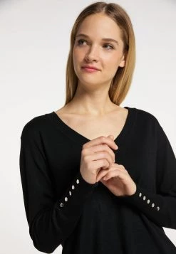 Mujer DREIMASTER BARADELLO - Jersey De Punto - Schwarz -Tienda DreiMaster barata 84dd5e5a41bf4ffba85f3ba335d39552