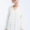 DreiMaster Mujer FEMININE - Camisa - Wollweiss