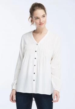 DreiMaster Mujer FEMININE - Camisa - Wollweiss
