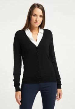 DreiMaster Chaqueta De Punto - Schwarz, Mujer