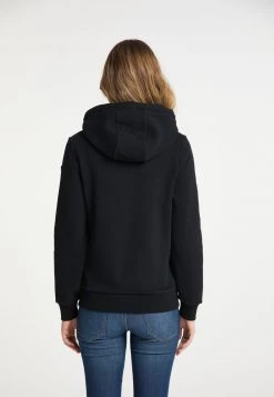 DREIMASTER KILATA - Sudadera Con Cremallera - Schwarz, Mujer -Tienda DreiMaster barata 87ee447096494a0a9b3686cc199e4a11