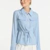 DreiMaster Blusa - Hellblau, Mujer
