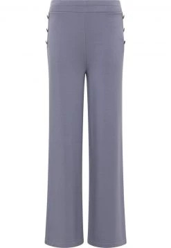 Mujer DREIMASTER TEYLON - Pantalones - Graublau -Tienda DreiMaster barata 89c00dc5e40d4acea3f2639f00ac1bdb