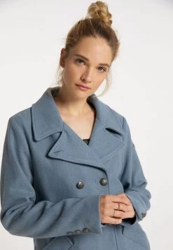 Mujer DREIMASTER KEYTI - Chaqueta De Entretiempo - Graublau -Tienda DreiMaster barata 8a076a89269347db966099a9e015b3c7