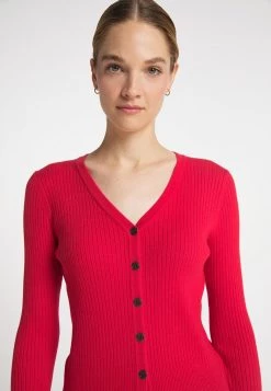 Mujer DREIMASTER TAKELAGE - Chaqueta De Punto - Rot -Tienda DreiMaster barata 8a32e8958e344460987f13b308fced00