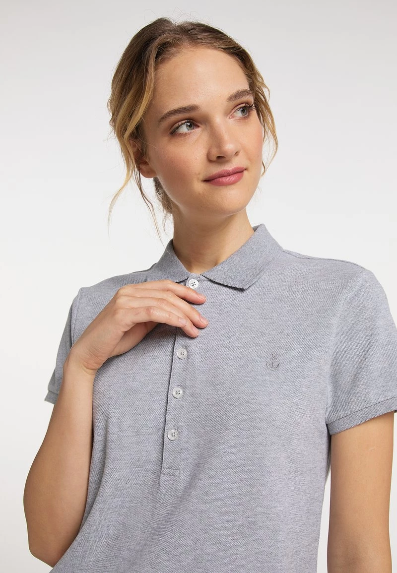 Mujer DREIMASTER BRIDGEPORT - Polo - Hellgrau Melange 4 Mujer DREIMASTER BRIDGEPORT - Polo - Hellgrau Melange - Imagen 4