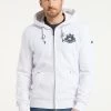 Hombre DREIMASTER KILATA - Sudadera Con Cremallera - Weiss