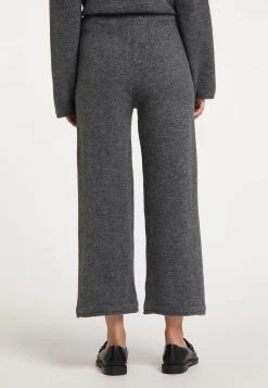 Mujer DREIMASTER INCUS - Pantalones - Grau Melange -Tienda DreiMaster barata 8c0805ef8a314f249cc063be314292ef