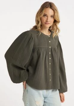 Mujer DREIMASTER INCUS - Blusa - Oliv