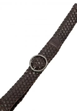 Mujer DREIMASTER TAKELAGE - Cinturón Trenzado - Dunkelbraun -Tienda DreiMaster barata 8cbedba575914982aaed0cfdd249cddc