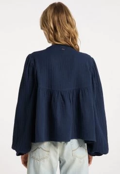 DREIMASTER INCUS - Blusa - Marine, Mujer -Tienda DreiMaster barata 8d6aa145d3be4e0abd4f15d968cd8cd4