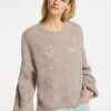 Mujer DREIMASTER KEYTI - Jersey De Punto - Taupe