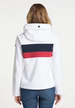 Mujer DREIMASTER BRIDGEPORT - Chaqueta Outdoor - Weiss Nachtblau -Tienda DreiMaster barata 900bfd3ccb3142368cc398f4c7ca3b18