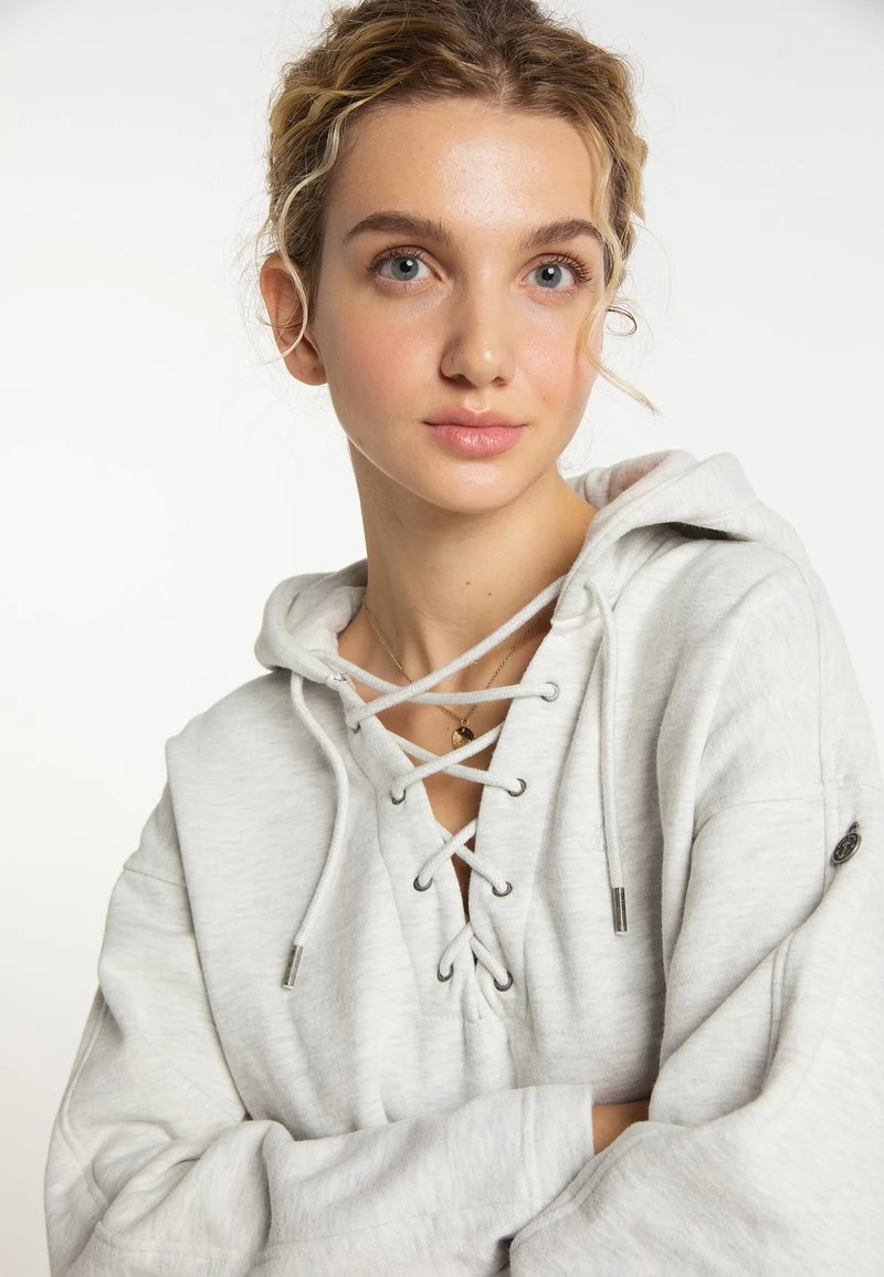 Mujer DREIMASTER TAKELAGE - Jersey Con Capucha - Wollweiss Melange 4 Mujer DREIMASTER TAKELAGE - Jersey Con Capucha - Wollweiss Melange - Imagen 4