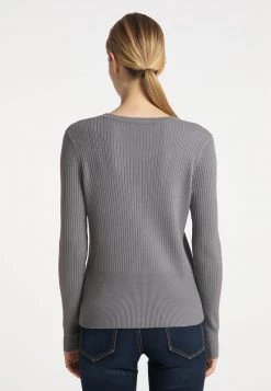 DREIMASTER TAKELAGE - Chaqueta De Punto - Dunkelgrau, Mujer -Tienda DreiMaster barata 9025ad5a412f422d97b75b6224e77298