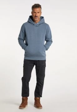 Hombre DREIMASTER IDEM - Jersey Con Capucha - Blaugrau -Tienda DreiMaster barata 9032ca48d85349e1add9839b888a4090