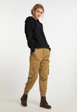 Mujer DREIMASTER TAKELAGE - Jersey Con Capucha - Schwarz