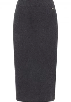 Mujer DREIMASTER KEYTI - Falda De Tubo - Grau Melange -Tienda DreiMaster barata 90743553744e412b8a8661e6b8a89342