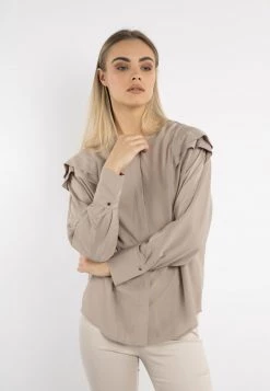 DreiMaster Mujer Blusa - Rauchbeige