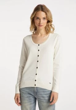 Mujer DREIMASTER FUMO - Chaqueta De Punto - Wollweiss