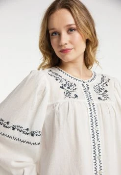 Mujer DREIMASTER FUMO - Camisa - Wollweiss -Tienda DreiMaster barata 90d596070b72486799ee293f81e1f95c