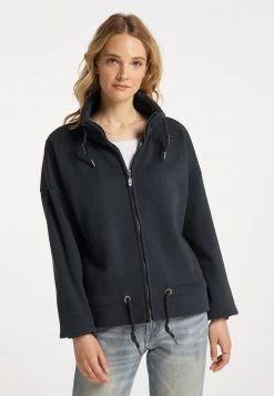 Mujer DREIMASTER TAKELAGE - Sudadera Con Cremallera - Dunkelmarine