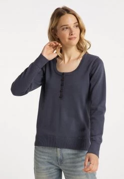 Mujer DREIMASTER FUMO - Jersey De Punto - Graublau