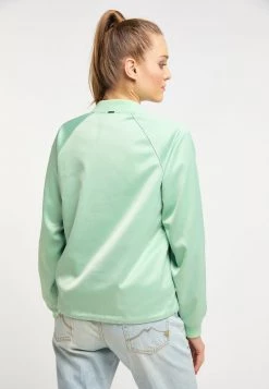 DreiMaster Mujer Sudadera Con Cremallera - Neo Mint -Tienda DreiMaster barata 917e2d11747648c299d55758eb676630