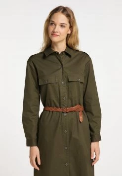 DREIMASTER TAKELAGE - Cinturón Trenzado - Cognac, Mujer