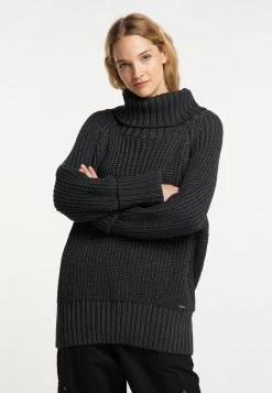 Mujer DREIMASTER KEYTI - Jersey De Punto - Grau Melange