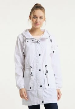 Mujer DREIMASTER BOUNDRY - Parka - Weiss