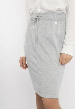 DreiMaster Mujer Falda De Tubo - Hellgrau Melange -Tienda DreiMaster barata 92ad1987144d4360b6137c1652a56c9a