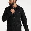 Hombre DREIMASTER KEYTI - Chaqueta De Entretiempo - Schwarz