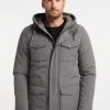 DreiMaster Hombre Parka - Grau
