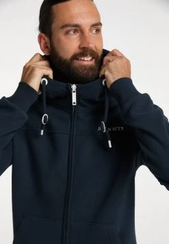 Hombre DREIMASTER KILATA - Sudadera Con Cremallera - Marine -Tienda DreiMaster barata 93a836160dcb4c27838428707b04b7ce