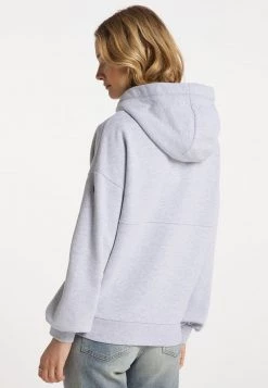 Mujer DREIMASTER TAKELAGE - Jersey Con Capucha - Hellgrau Melange -Tienda DreiMaster barata 94350255676b4c49ae13d2350e62722d