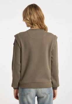 Mujer DREIMASTER TAKELAGE - Sudadera - Militäroliv -Tienda DreiMaster barata 94508f67bbcc4adab4f574d524480ad5