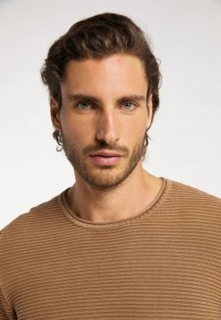 Hombre DREIMASTER ABREL - Jersey De Punto - Braun -Tienda DreiMaster barata 9516c6a08067430fb4fef8e51cf1e6f9