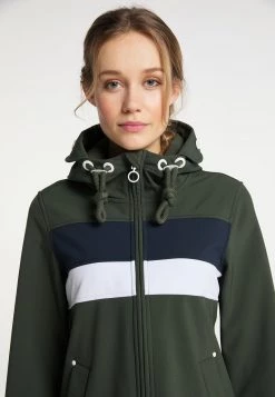 Mujer DREIMASTER BRIDGEPORT - Chaqueta Outdoor - Dunkeloliv Nachtblau -Tienda DreiMaster barata 957dcc926b7b4d9a920b9b7363cb23b8