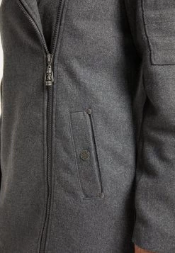 DreiMaster Mujer Abrigo Clásico - Grau Melange 8 DreiMaster Mujer Abrigo Clásico - Grau Melange -Tienda DreiMaster barata 95b793897b344e418d6ce839412b33fd