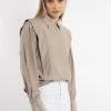 DreiMaster Mujer Camisa - Rauchbeige