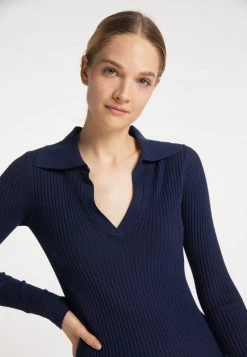 Mujer DREIMASTER BRIDGEPORT - Jersey De Punto - Marine -Tienda DreiMaster barata 979e330ed5a443d692ec606798103b6f