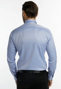 DreiMaster Hombre Camisa Elegante - Blau Kleinkariert -Tienda DreiMaster barata 97cb2d3a7ead4aef826a3d3605c7653f