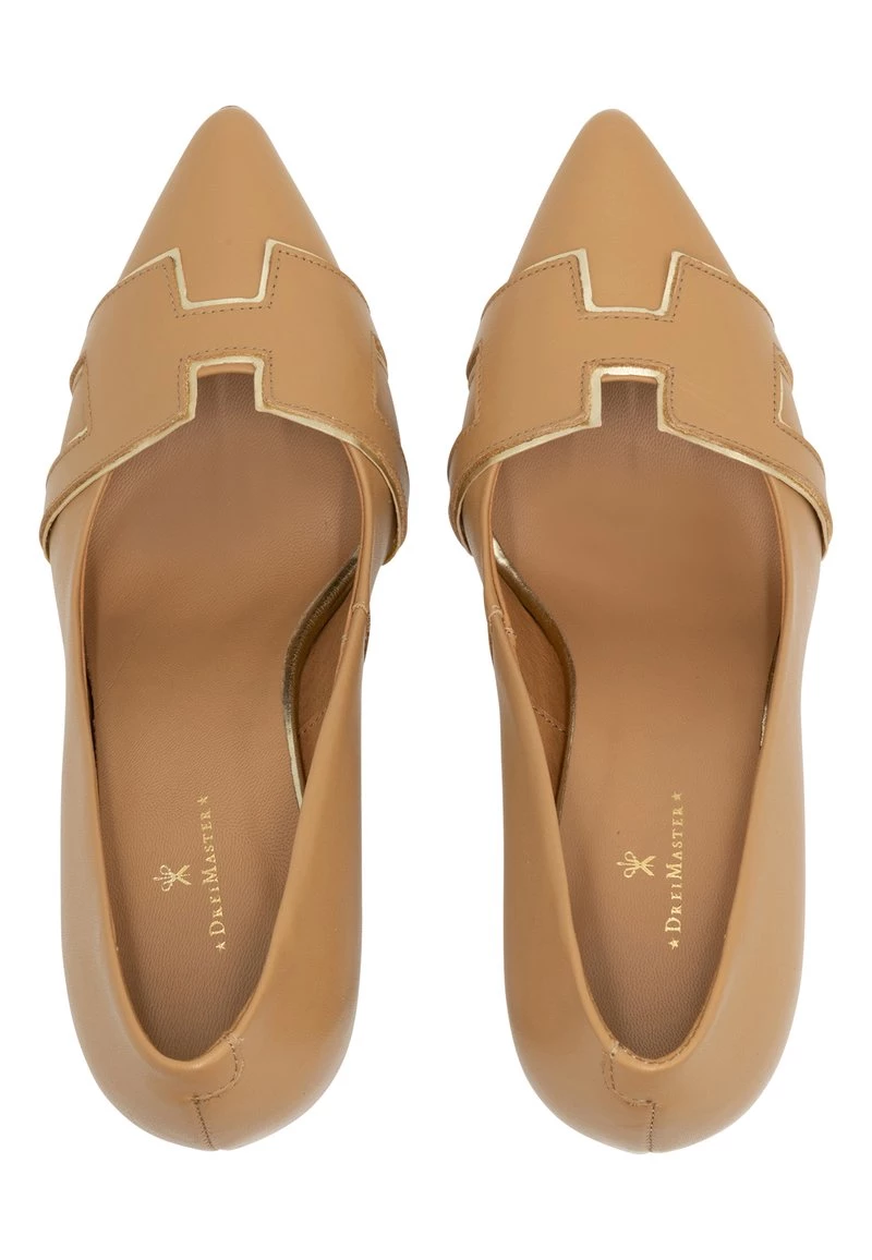 DreiMaster Mujer Zapatos Altos - Kamel 4 DreiMaster Mujer Zapatos Altos - Kamel - Imagen 4
