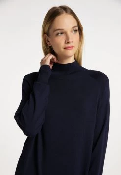 Mujer DREIMASTER BARADELLO - Vestido De Punto - Marine -Tienda DreiMaster barata 9855429f5b204364a8d51ff3f454baa4