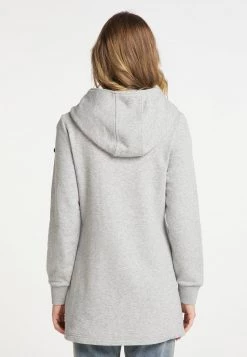 Mujer DREIMASTER TAKELAGE - Sudadera Con Cremallera - Hellgrau Melange -Tienda DreiMaster barata 9a02c3bd8e8c475bb24eee3241053b90