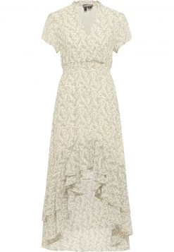 DreiMaster MIT RÜSCHEN - Vestido Camisero - Wollweiss Schwarz, Mujer -Tienda DreiMaster barata 9a33be2f65dd4a68af3b9655b95f4d0d